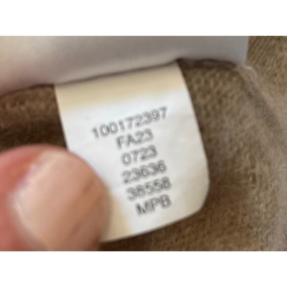 Charter Club 100% Cashmere Beige Long Tunic Turtleneck Sweater, Size S - Picture 8 of 12